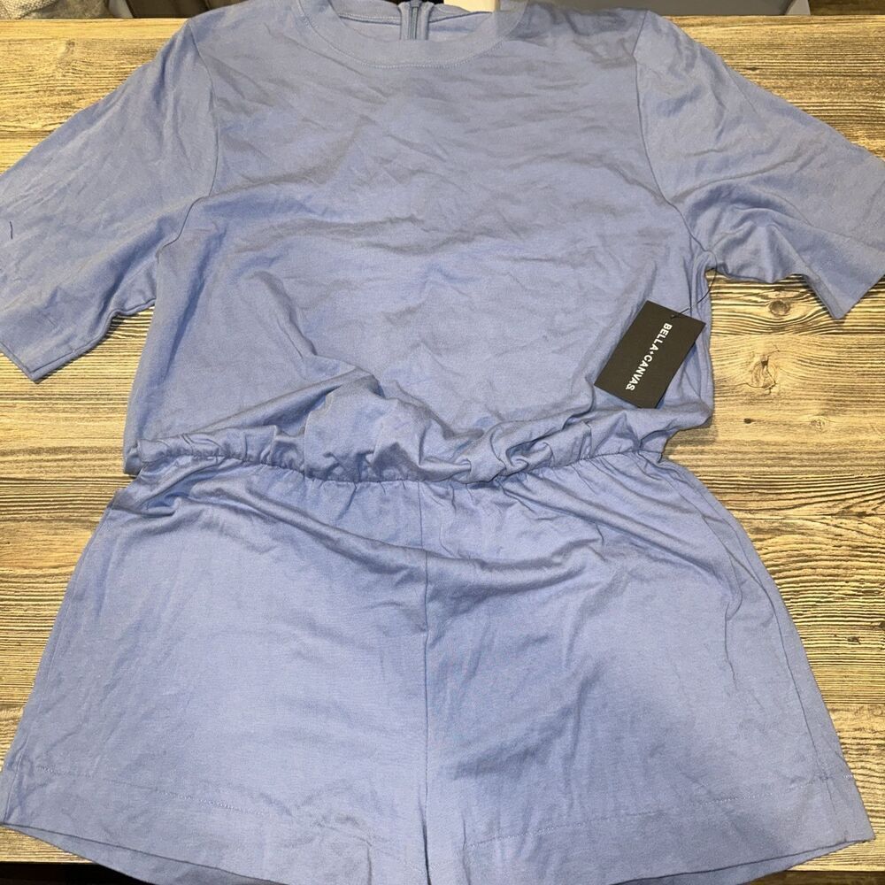 Bella + Canvas B3099 Ladies Relaxed Fit Crewneck Jersey Short Sleeve Dress. N